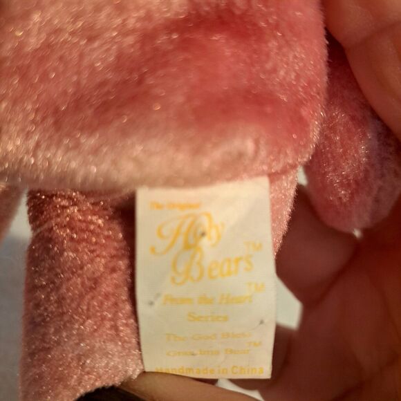 HolyBears From The Heart Series God Bless Grandma Bear Beanie Plush Toy 2000 - Picture 8 of 12